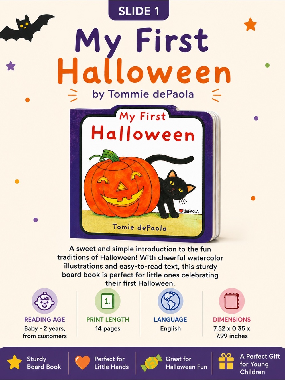 My First Halloween by Tommie dePaola